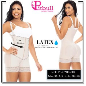 Faja Short Moldeadora Reductora con Latex Pitbull FP0700