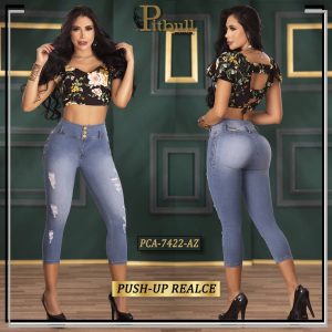 Pantalon Capri Push Up Pitbull - PCA7422