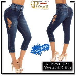 Pantalon Colombiano Tiro Alto - PL7211_2