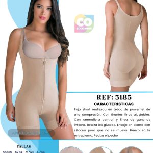 Faja Short con Powernet  Ref. 3185 Romanza