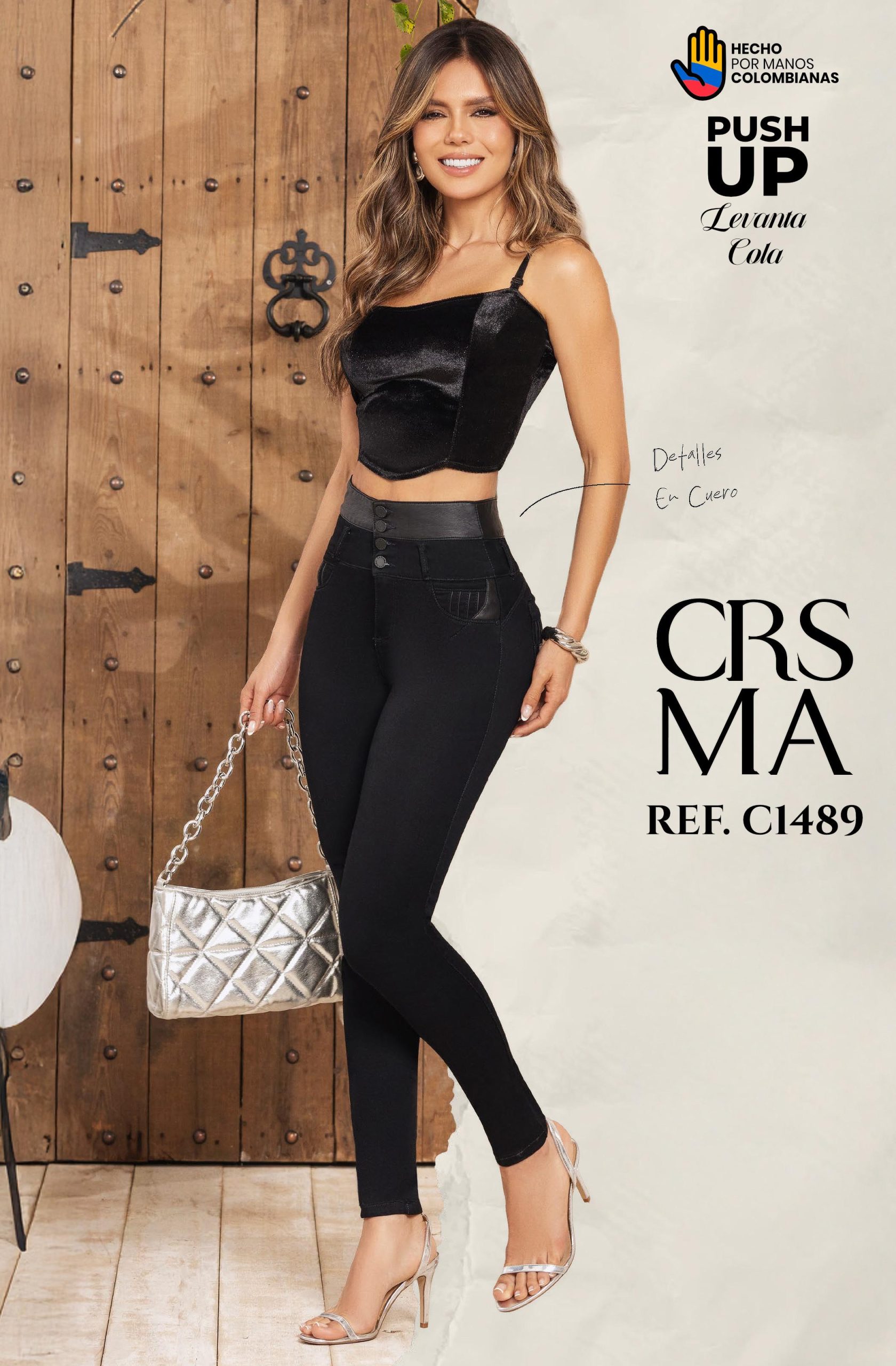 Jeans Push Up Colombiano Ref. C1489 CARISMA