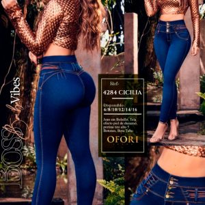 Jeans Push Up Colombiano Ref. 4284 CICILIA