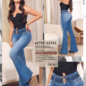 Jeans Push Up Colombianos Ofori Ref. 4279 Castel