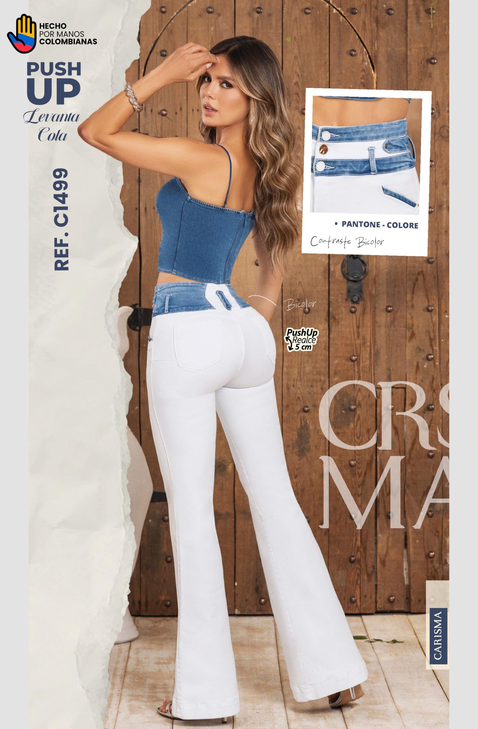 Jeans Colombiano Push Up Ref. C1499 - Imagen 2
