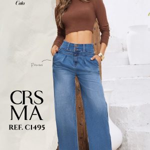 Jeans Colombiano Palazzo Push Up Ref. C1495