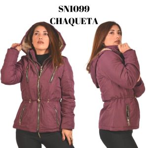 Chaqueta Americana de Moda Con Gorro y con Doble Cierre Ref. SN1099