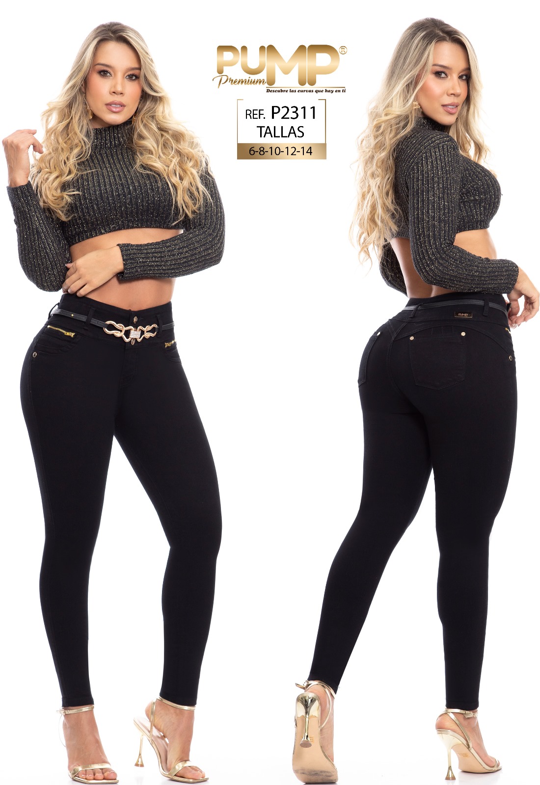 Jean Push Up Colombiano Ref. P2311