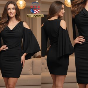 Vestido de Fiesta Manga Larga Ref. D20501E