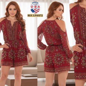 Enterizo Corto Manga Larga Ref. LP41572