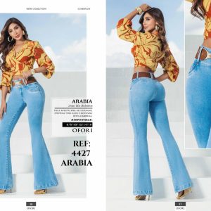 Jean Colombiano sin Bolsillos Push Up Ref. 4427