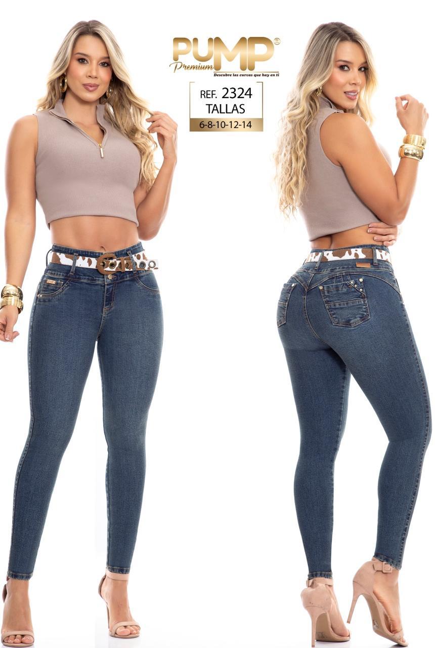 Jean con Bolsillos Push Up Colombiano Ref. P2324