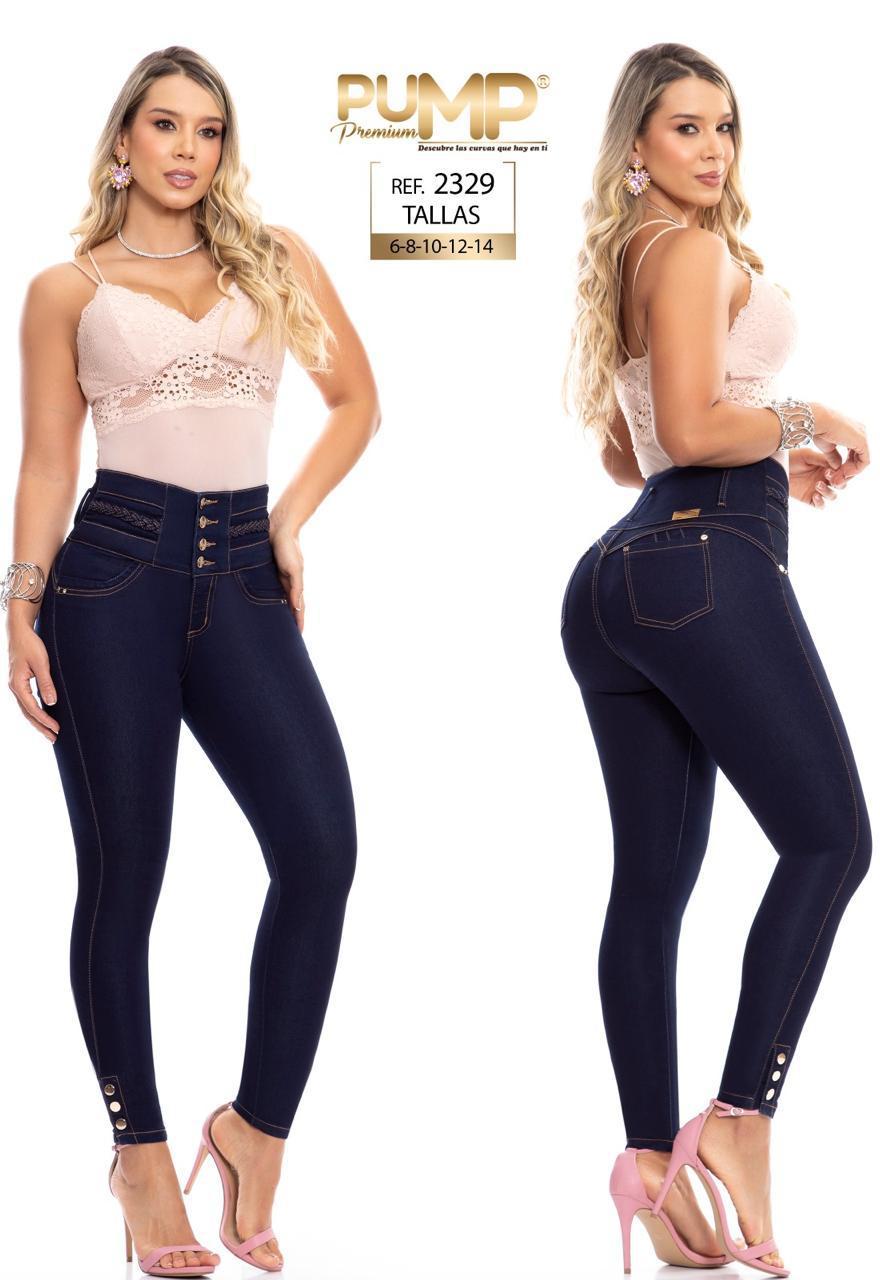 Jean con Bolsillos Push Up Colombiano Ref. P2329
